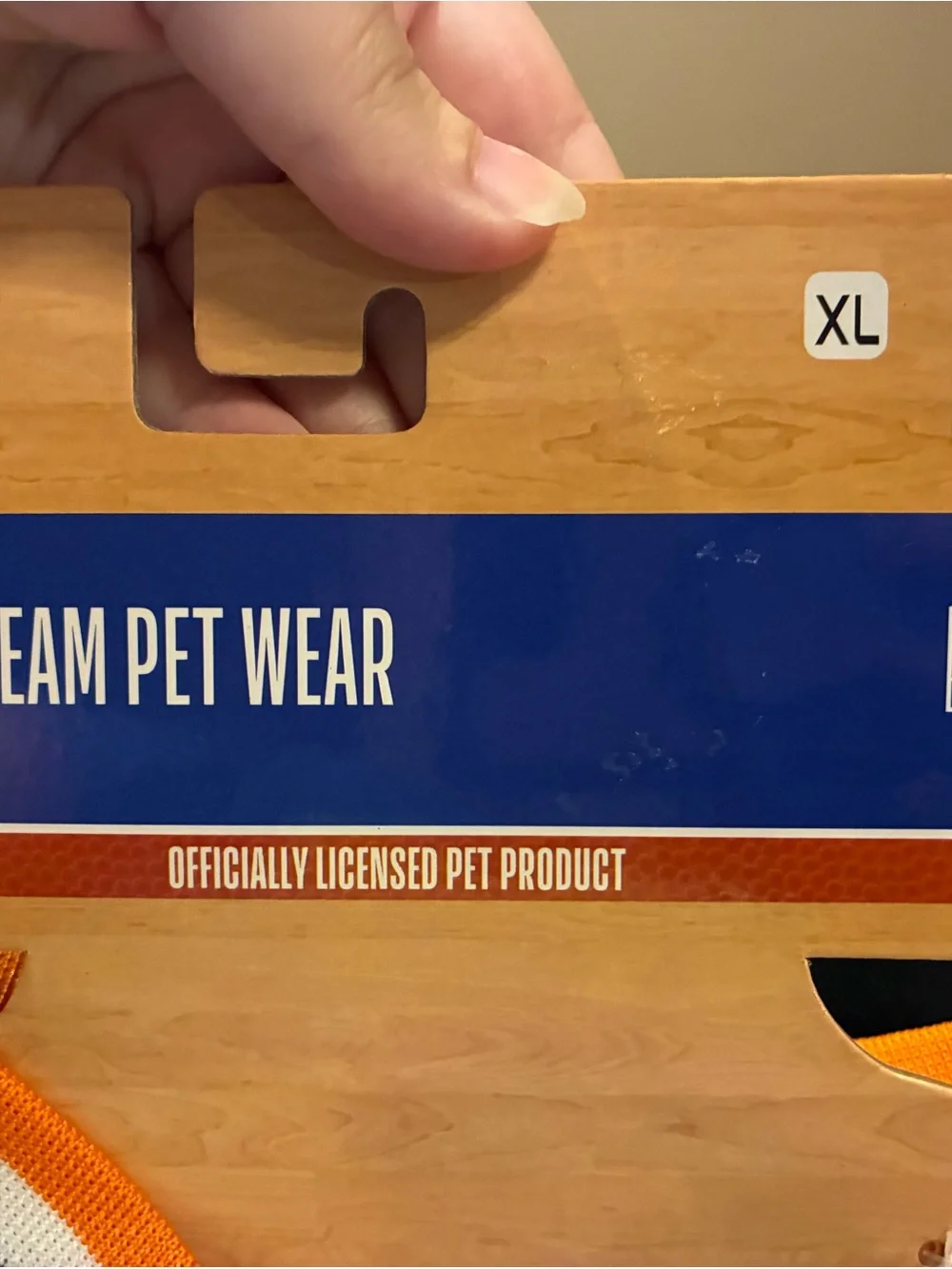 NBA Dog Knicks Blue & Orange Sleeveless Pet Jersey